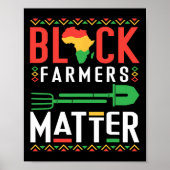Schwarzer Geschichtsmonat Bauern Problem Afroameri Poster (Vorne)