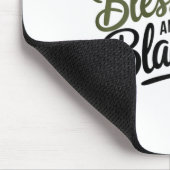 Schwarzer Geschichtsmonat Bewusstsein Gesegnet Sch Mousepad (Ecke)