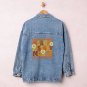 Schwarzer Geschichtsmonat Daisy Retro Jeansjacke (Hangar)