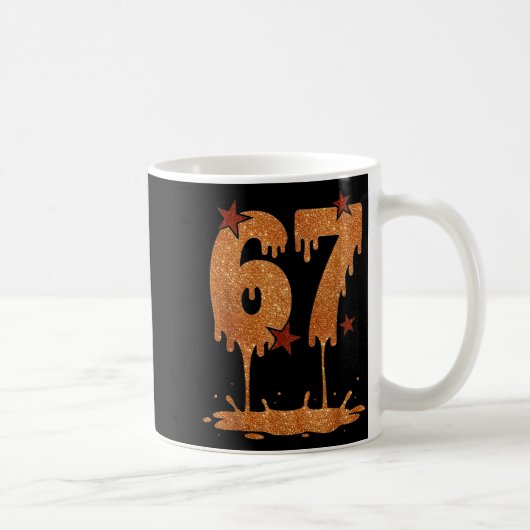 Schwarzer Geschichtsmonat Dripping 67 Cool Meme 6  Kaffeetasse (Rechts)