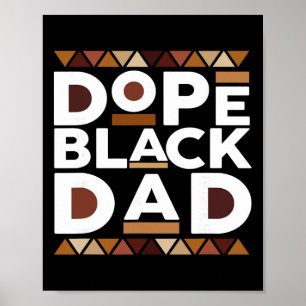 Schwarzer Geschichtsmonat Familie Matching Melanin Poster