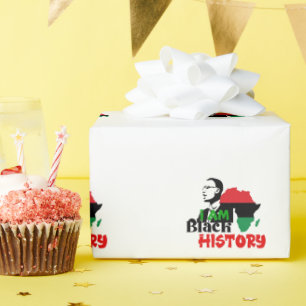 SCHWARZER GESCHICHTSMONAT GESCHENKPAPIER