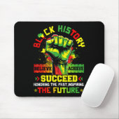 Schwarzer Geschichtsmonat Glauben Erreichen Erfolg Mousepad (Mit Mouse)