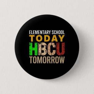 Schwarzer Geschichtsmonat Grundschule Hbcu Morgen Button
