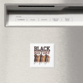 Schwarzer Geschichtsmonat Hände Symbol Afro Motiva Magnet (In Situ (Geschirrspüler))