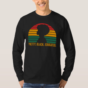 Schwarzer Geschichtsmonat Hübsche schwarze und geb T-Shirt