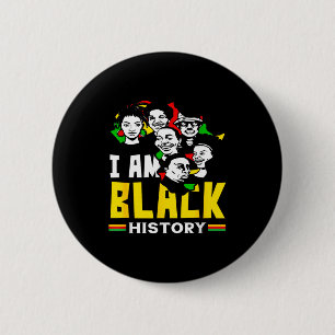 Schwarzer Geschichtsmonat Ich bin schwarze Geschic Button