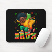 Schwarzer Geschichtsmonat Jungen Dabbing Junge Män Mousepad (Mit Mouse)