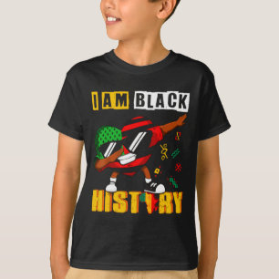 Schwarzer Geschichtsmonat Kinder Männer Frauen Dab T-Shirt