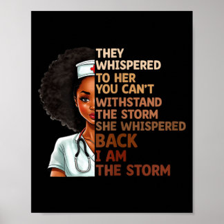 Schwarzer Geschichtsmonat Krankenschwester Stolz S Poster