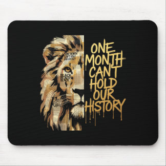 Schwarzer Geschichtsmonat Löwe Ein Monat kann unse Mousepad