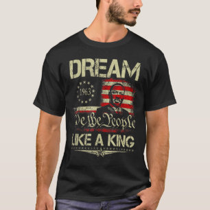 Schwarzer Geschichtsmonat Martin Traum Design T-Shirt