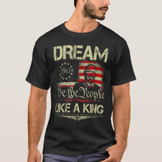 Schwarzer Geschichtsmonat Martin Traum Design T-Shirt