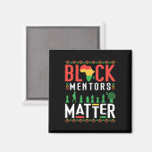 Schwarzer Geschichtsmonat Mentoren Problem Afroame Magnet (Vorderseite/Rückseite)