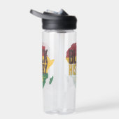 Schwarzer Geschichtsmonat  Panafrikanisch für Stud Trinkflasche (Rechts)