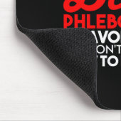 Schwarzer Geschichtsmonat Phlebotomist Flagge Afri Mousepad (Ecke)