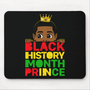 Schwarzer Geschichtsmonat Prinz Afrikanischer Mela Mousepad