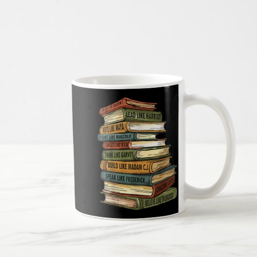 Schwarzer Geschichtsmonat Schwarze Führer Afroamer Kaffeetasse (Rechts)