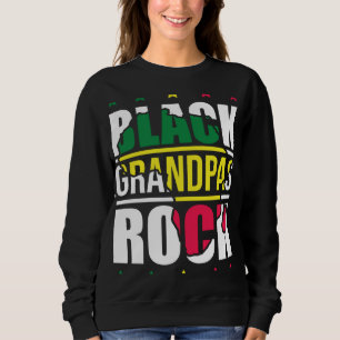 Schwarzer Geschichtsmonat Schwarze Großväter rocke Sweatshirt