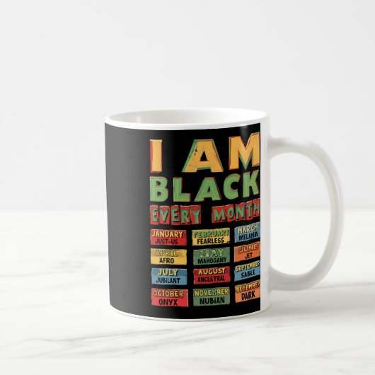 Schwarzer Geschichtsmonat Schwarze Kultur Ich bin Kaffeetasse (Rechts)