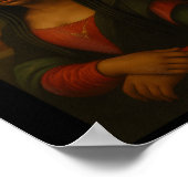 Schwarzer Geschichtsmonat Schwarze Mona Lisa Afroa Poster (Ecke)