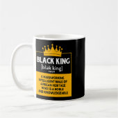 Schwarzer Geschichtsmonat Schwarzer König für afri Kaffeetasse (Links)