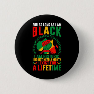 Schwarzer Geschichtsmonat Solange ich schwarz bin, Button