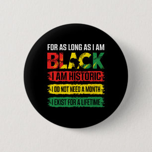 Schwarzer Geschichtsmonat Solange ich schwarz bin, Button
