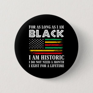 Schwarzer Geschichtsmonat Solange ich schwarz bin, Button