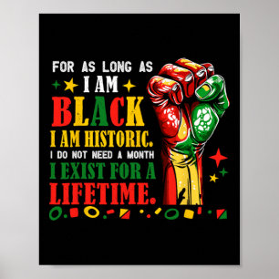 Schwarzer Geschichtsmonat Solange ich schwarz bin, Poster