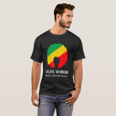 Schwarzer Geschichtsmonat Sozialarbeiter Afroameri T-Shirt (Vorne ganz)