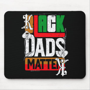 Schwarzer Geschichtsmonat Stolz Poker Spieler Vate Mousepad