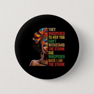 Schwarzer Geschichtsmonat T-Shirt Afrikanische Fra Button