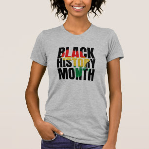 Schwarzer-Geschichtsmonat-T-Shirt T-Shirt