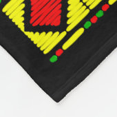 Schwarzer Geschichtsprinz Melanin Junge Sohn Bruh Fleecedecke (Ecke)