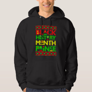 Schwarzer Geschichtsprinz Melanin Junge Sohn Bruh  Hoodie