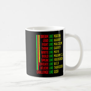 Schwarzer Geschichtsstolz Martin Schwarzer Afro Af Kaffeetasse