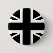Schwarzer Gewerkschafts-Jack-britische (BRITISCHE) Button (Vorderseite)