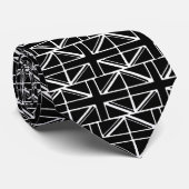 Schwarzer Gewerkschafts-Jack Krawatte (Gerollt)