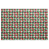 schwarzer Gingham-Herzform-Kirsche Rockabilly Stoff (Yard (91,4 cm))