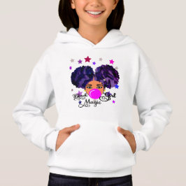 Schwarzer Girl Magic Winter Hoodie