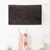 Schwarzer Glitter Banner (Insitu)