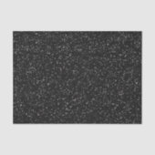 Schwarzer Glitter-Effekt Seidenpapier (Vorderseite)