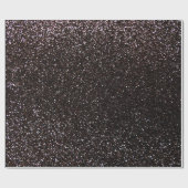 Schwarzer Glitter Geschenkpapier (Flach)
