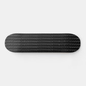 Schwarzer Glitzer auf der Skate-Tafel Skateboard (Horizontal)