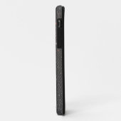Schwarzer Glitzer-Kasten Case-Mate iPhone Hülle (Hinten/Links)