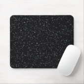 Schwarzer Glitzer Mousepad (Mit Mouse)