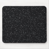 Schwarzer Glitzer Mousepad (Vorne)