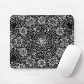Schwarzer Glitzer Mousepad (Mit Mouse)