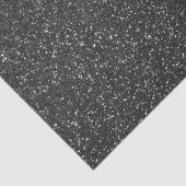 Schwarzer Glitzer Seidenpapier (Ausschnitt)